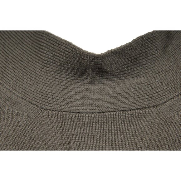 Marni Womens U Neck Sweater Size 40 Olive Green Cashmere Pullover Long Sleeve - Picture 9 of 14